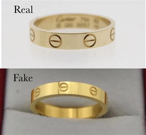 fake cartier ring gold|authentic cartier love ring.